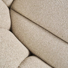 Sillón bajo tapizado beige Sa Caleta