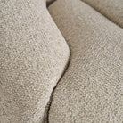 Sillón bajo tapizado beige Sa Caleta