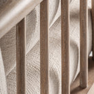 Sillón de abedul y algodón beige Sant Ferran