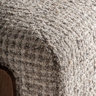 Sillón de acacia y lana beige Cala Vadella