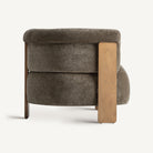 Sillón de chenilla verde Es Pujols