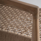 Sillón de comedor de teca y fibra natural Cala Jondal