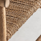 Sillón de comedor de teca y fibra Punta Galera