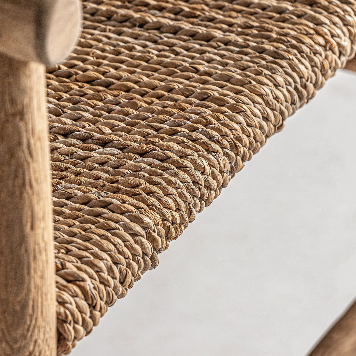 Sillón de comedor de teca y fibra Punta Galera