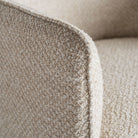 Sillón de comedor tapizado beige Cala Carbó