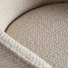 Sillón de comedor tapizado beige Cala Carbó