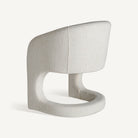 Sillón de comedor tapizado blanco roto Cala Bassa