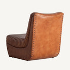 Sillón de cuero y hierro Peyia