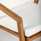 Sillón de exterior de teca Orestiada