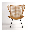 Sillón de exterior de respaldo alto y fibra sintética Capileira