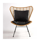 Sillón de exterior de respaldo alto y fibra sintética Capileira
