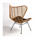 Sillón de exterior de respaldo alto y fibra sintética Capileira