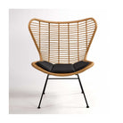 Sillón de exterior de respaldo alto y fibra sintética Capileira