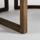 Sillón de fresno tapizado beige Cala Gració