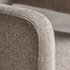 Sillón de fresno tapizado beige Santa Agnès