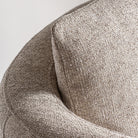 Sillón de fresno tapizado beige Santa Agnès