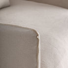 Sillón de lino beige Es Arenals