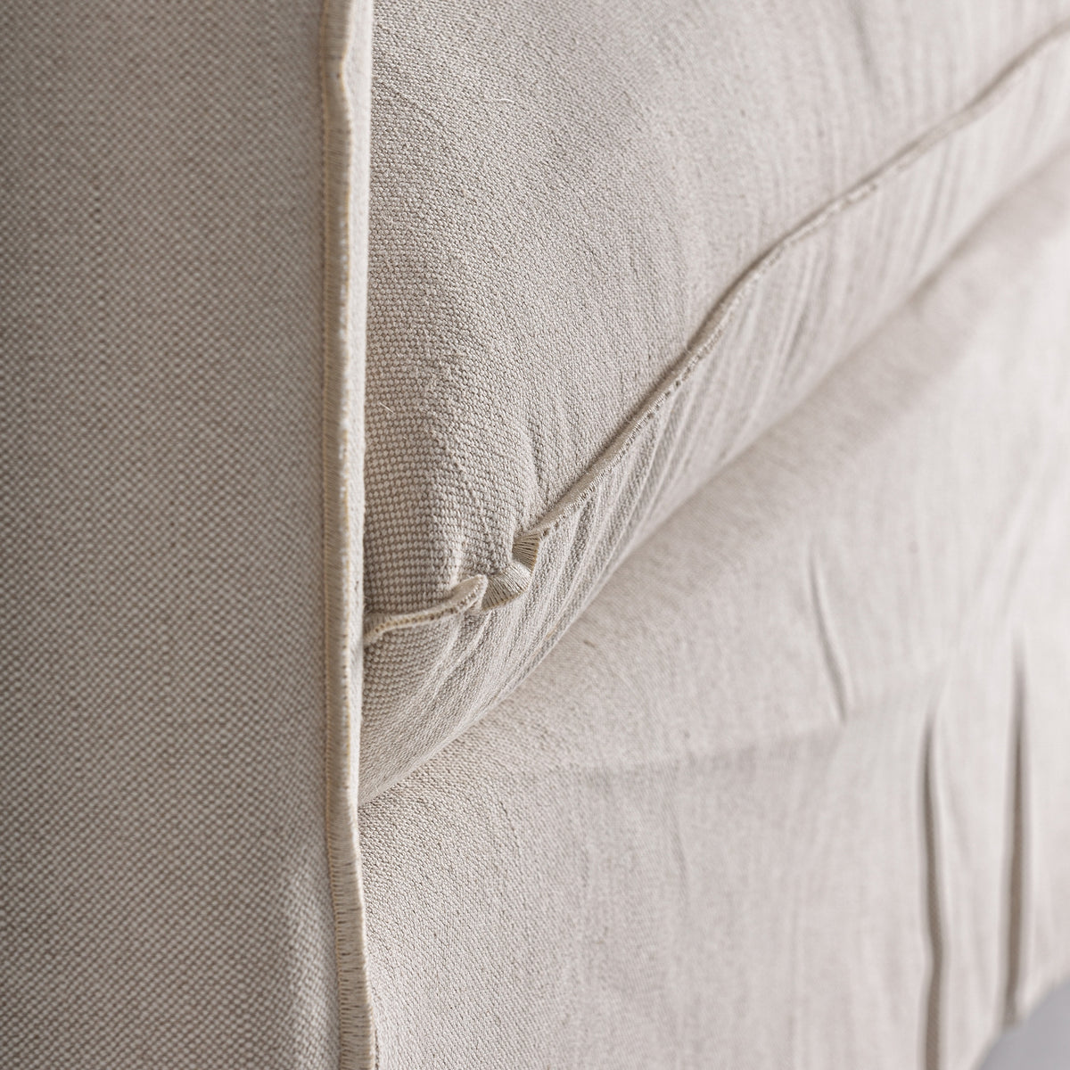 Sillón de lino beige Es Arenals