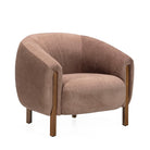 Sillón de madera de fresno y tela Feira