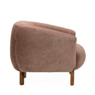 Sillón de madera de fresno y tela Feira