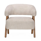 Sillón de madera de fresno y tela Panorama