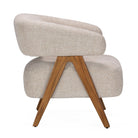 Sillón de madera de fresno y tela Panorama
