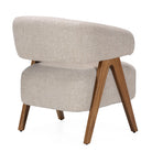 Sillón de madera de fresno y tela Panorama