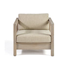 Sillón de exterior de teca blanqueada Firgas