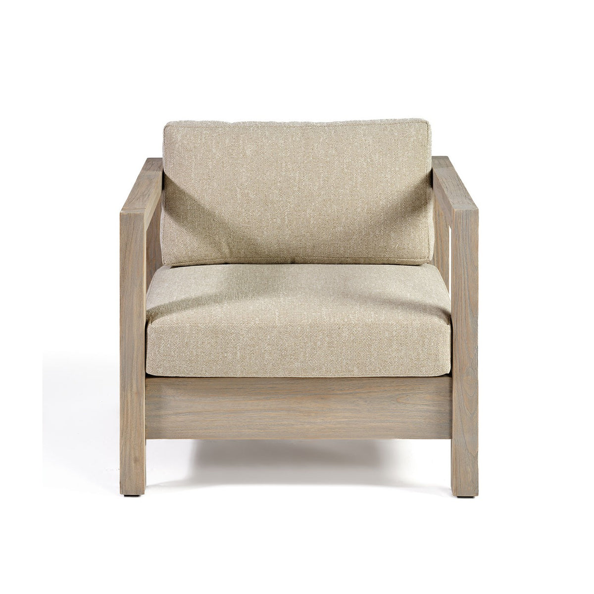 Sillón de exterior de teca blanqueada Firgas