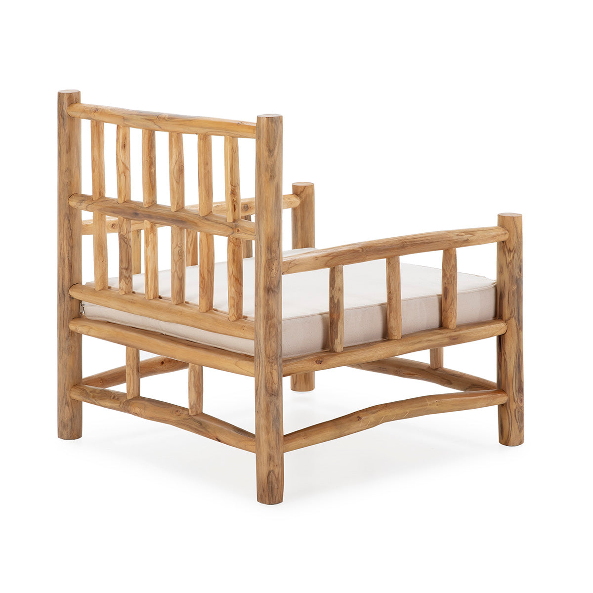 Sillón de madera de teca Piraeus