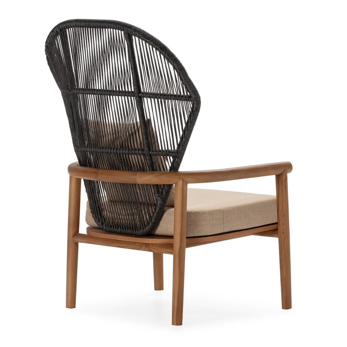 Sillón de madera de teca Selargius
