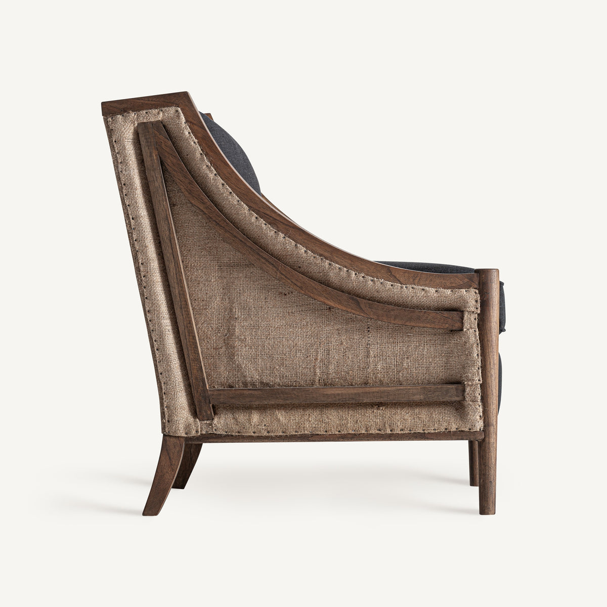 Sillón de madera mindi Es Trucadors
