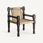 Sillón de madera recuperada y cuerda Cala Saona