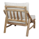Sillón de madera tropical con cojines Arneb