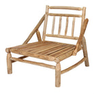 Sillón de madera tropical con cojines Arneb