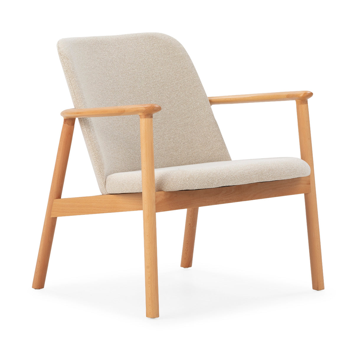 Sillón de madera y tela Daimiel