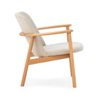 Sillón de madera y tela Daimiel
