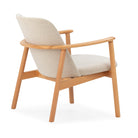 Sillón de madera y tela Daimiel