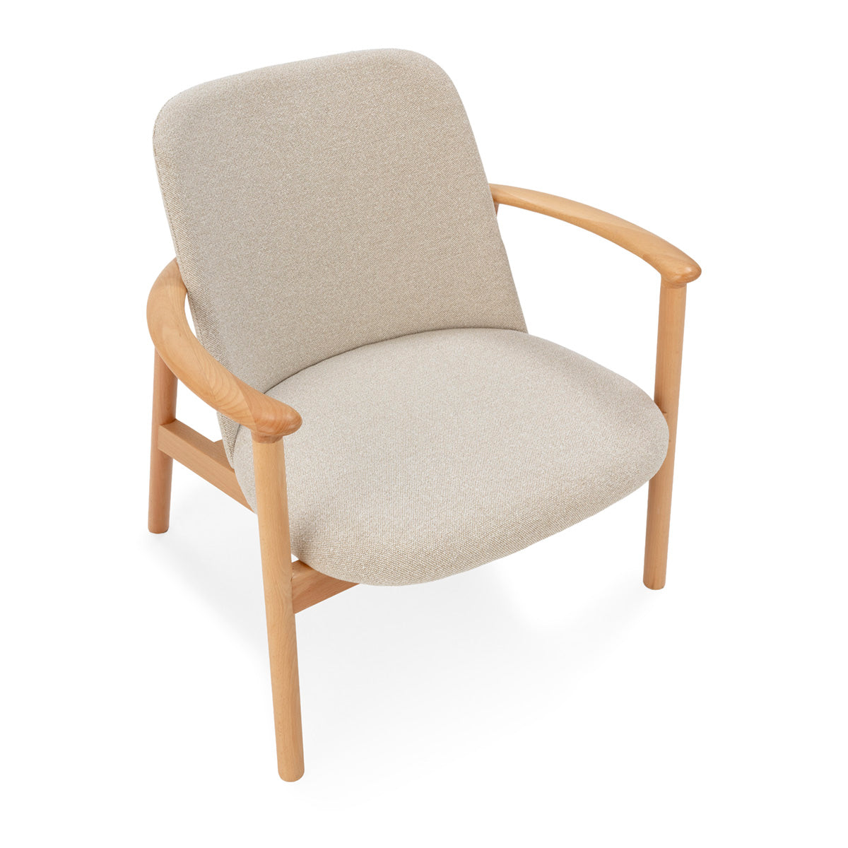 Sillón de madera y tela Daimiel