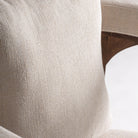Sillón de mango tapizado beige Na Xamena