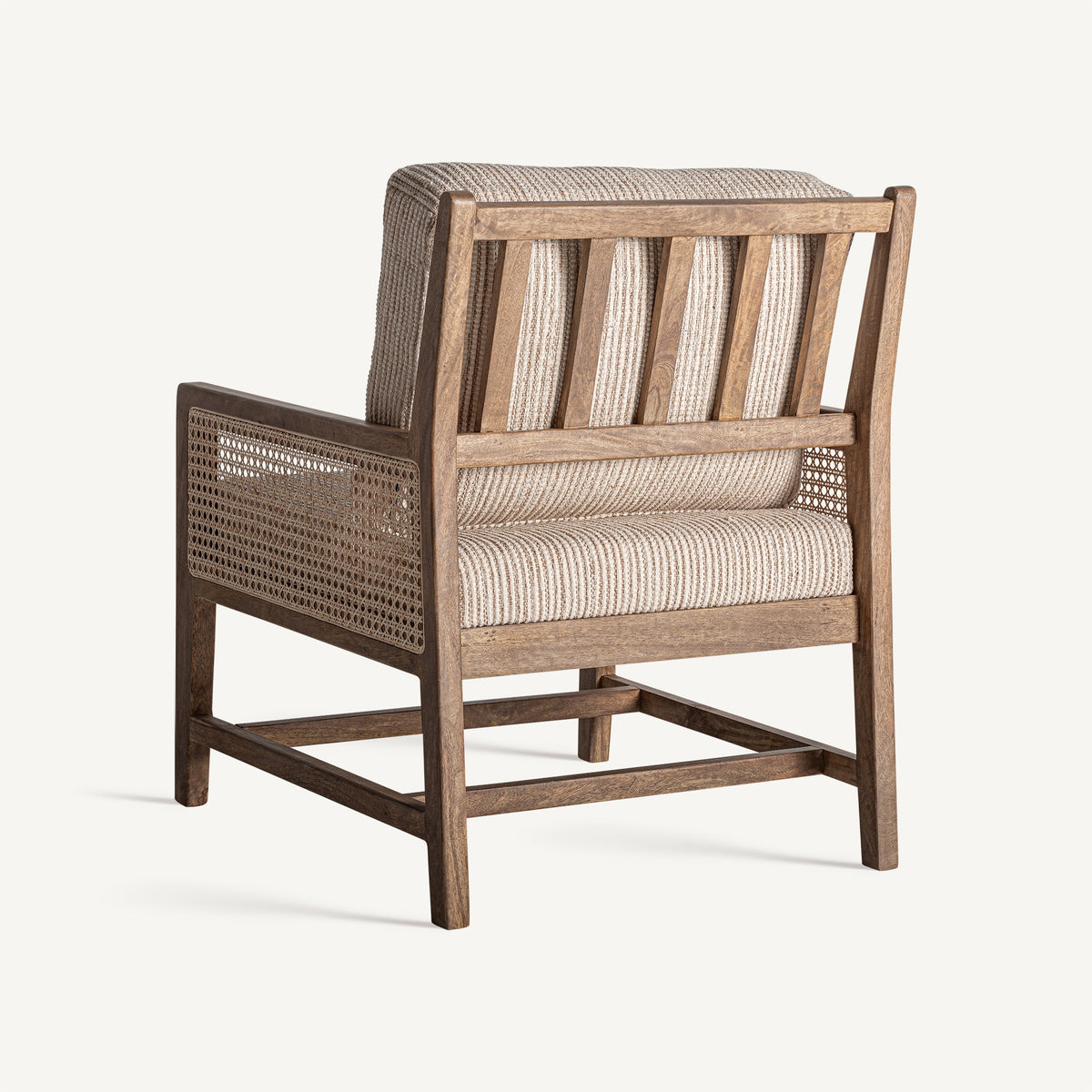 Sillón de mango y mimbre Sa Trinxa