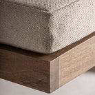 Sillón de mango y paneles beige Es Pas