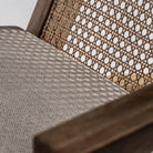 Sillón de mango y paneles beige Es Pas