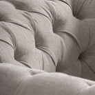 Sillón de mindi negro y tapizado beige Sant Jordi