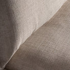 Sillón de pino negro tapizado blanco roto Ses Torretes