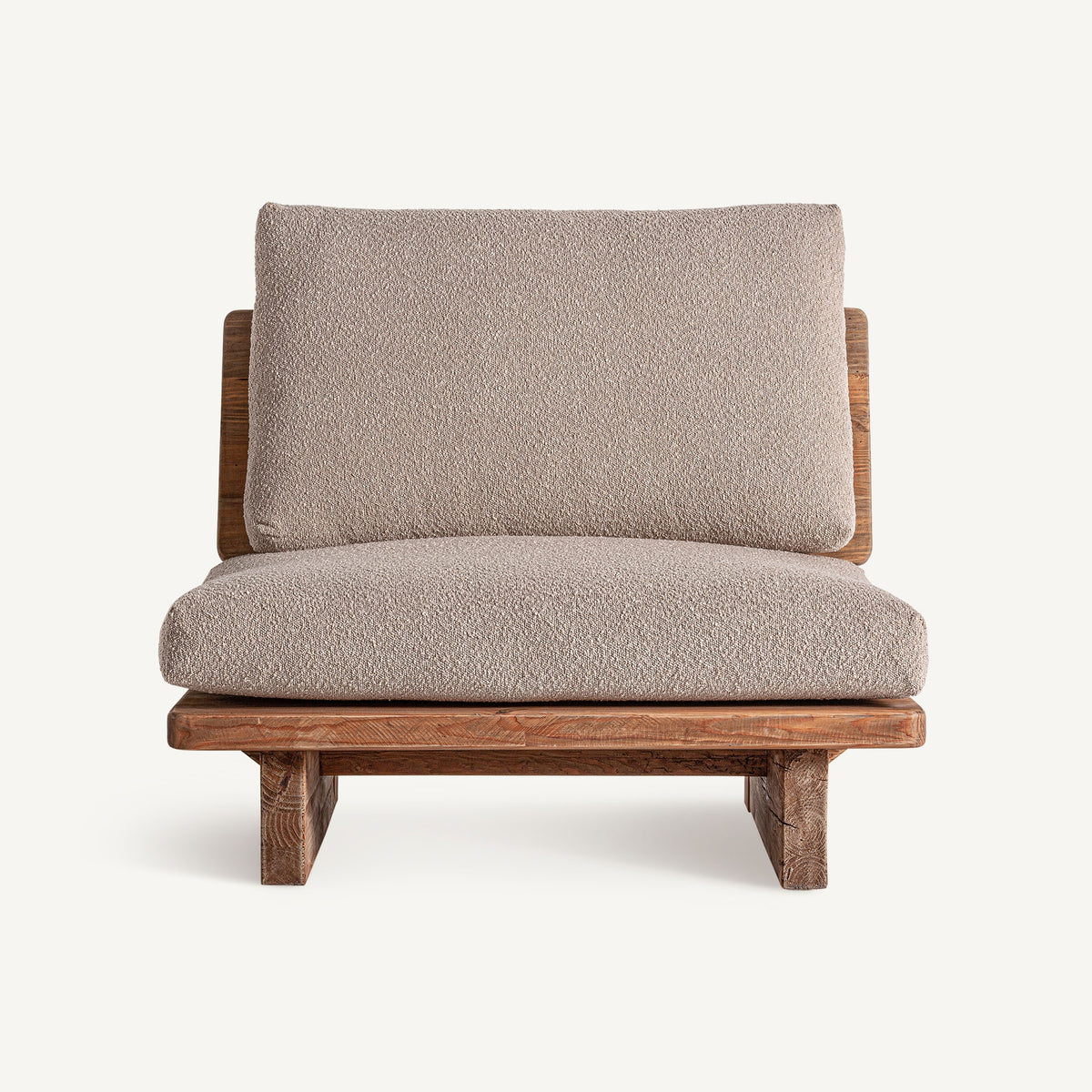 Sillón de pino reciclado Sant Agustí