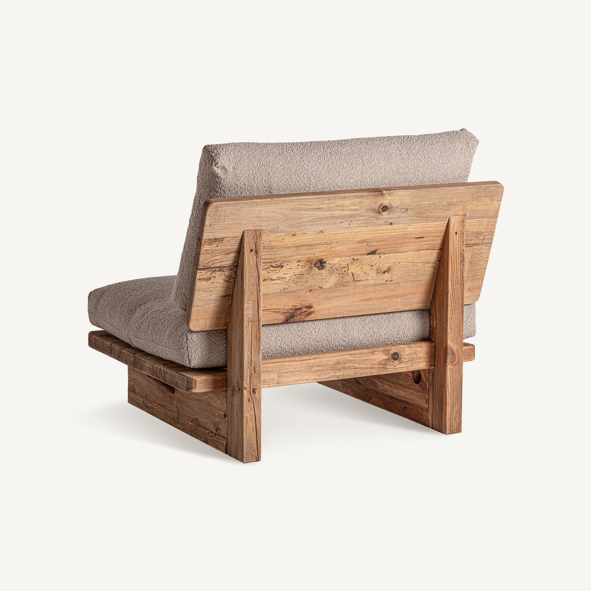 Sillón de pino reciclado Sant Agustí