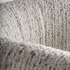 Sillón de pino tapizado beige Sant Rafel