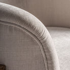 Sillón de pino y ratán Crikvenica