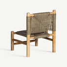 Sillón de rafia y teca Qawra